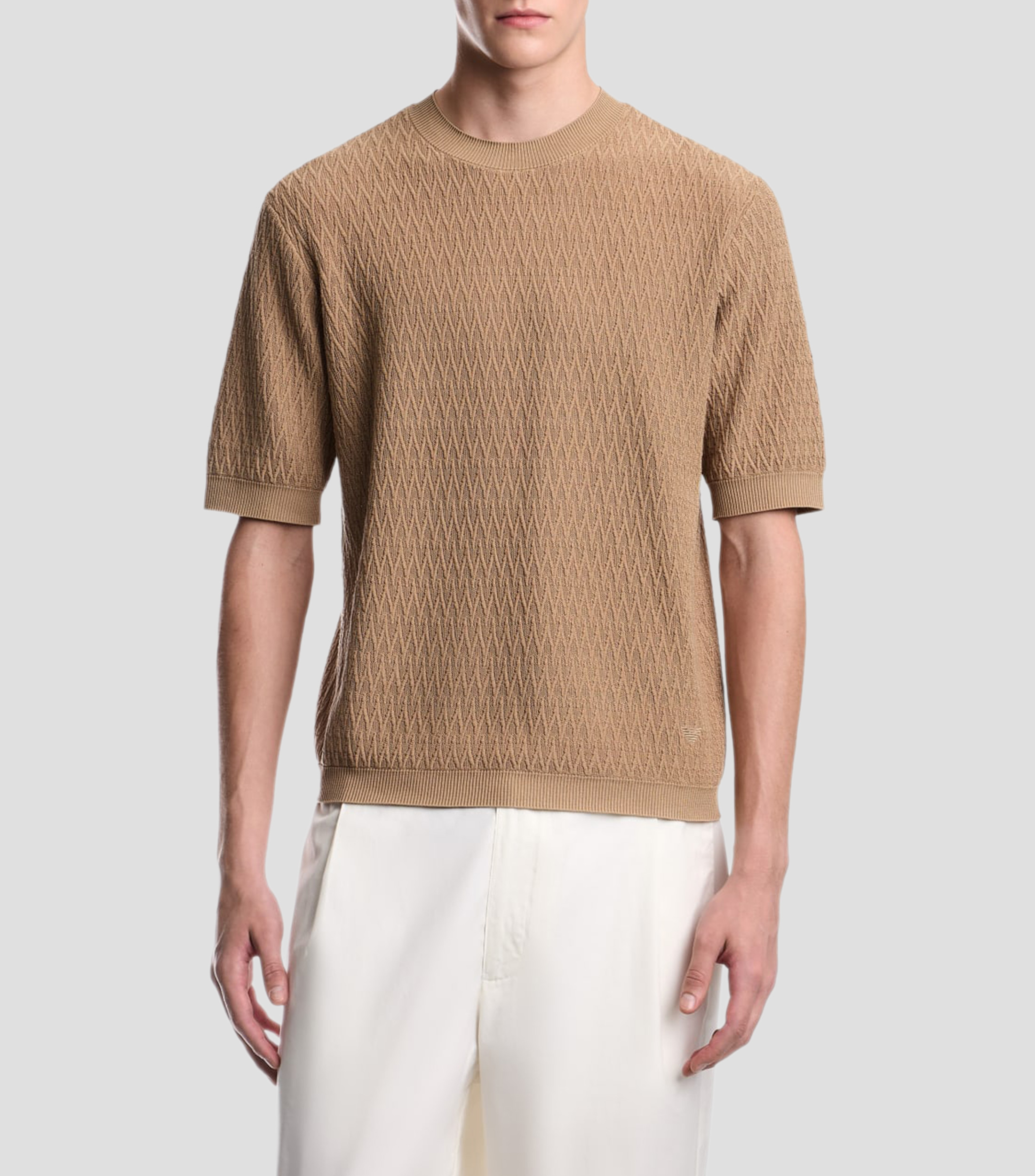 Suéter cuello redondo Hombre